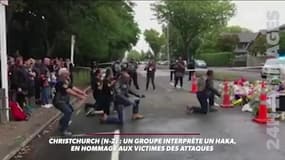 Christchurch: ils font un haka en hommage aux victimes