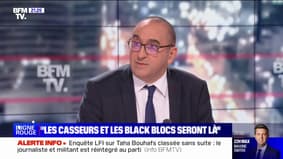 Manifestation du 6-juin: "Les black blocs viennent à chaque manifestation pour semer le chaos", affirme Laurent Nuñez, préfet de Police de Paris 