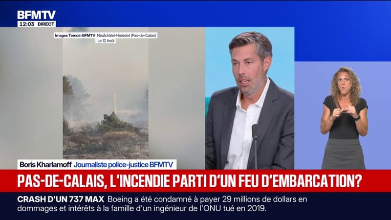 Pas-de-Calais: l'incendie a pris dans une "zone de base d'attente des migrants", selon le directeur de cabinet du préfet