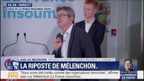 La réponse de Mélenchon à une journaliste : "Ma vie privée ne vous regarde pas sinon on va parler de la votre aussi"