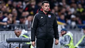 Pierre Sage lors du match de Ligue Europa entre l'OL et le Besiktas - le 24/10/2024