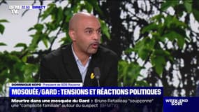Meurtre dans une mosquée du Gard: pour Dominique Sopo, président de SOS Racisme, "on est sur un crime de haine"