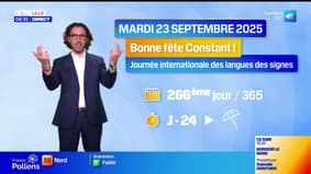Journée des langues des signes ! - La météo de Colas du mardi 23 septembre 2025