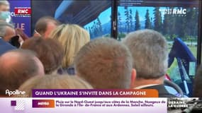 Valérie Pécresse a pris un cours de conduite de tracteur