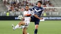 Morel et Hwang lors de Bordeaux-Lorient, le 14 mai 2022