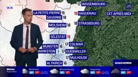 Météo Alsace: un temps gris et de la pluie, 17 degrés à Colmar et 18 à Strasbourg 