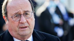 L'ancien président François Hollande, lors des commémorations du 11 novembre 
2021 à Paris
