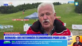 Tour de France dans les Hautes-Alpes: des "retombées économiques très importantes", soulève Jean-Marie Bernard