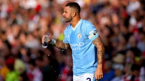 Kyle Walker, le regard noir, s'en est pris à l'entraîneur des gardiens d'Arsenal, qui fut aussi celui de City, dimanche 8 octobre, après le match entre les deux équipes.