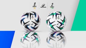 Les ballons de Ligue 1 et Ligue 2 pour la saison 2025-2026