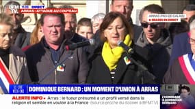 Attaque au couteau à Arras: "Notre douleur est vive et immense", assure Catherine Piecuch (FSU)