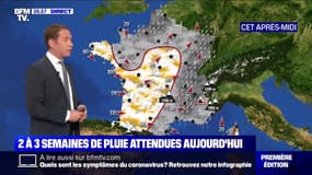 Il pleut sur l'ensemble du pays ce jeudi