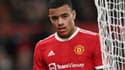 L'attaquant de Manchester United Mason Greenwood, lors du match de la 21e journée de Premier League à domicile contre Wolverhampton, le 3 janvier 2022 au Stade d'Old Trafford