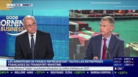 Jean-Marc Lacave (Délégué général d'Armateurs de France): "Le GNL (gaz naturel liquéfié) n'est pas la solution ultime, ça reste un carburant fossile mais c'est un pas significatif dans la bonne direction" de la transition écologique