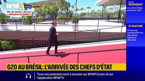 Brésil: l'arrivée d'Emmanuel Macron au G20 