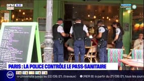 Paris: les policiers multiplient les contrôles du pass sanitaire