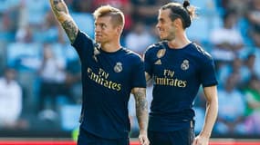 Toni Kroos et Gareth Bale (Real Madrid), le 17 août 2019
