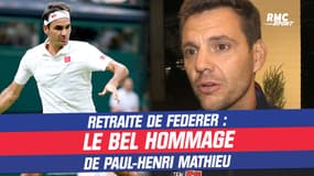 Retraite de Federer : "Il a repoussé les limites du jeu", l'hommage de Paul-Henri Mathieu