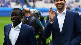 Adil Rami et N'Golo Kanté - AFP