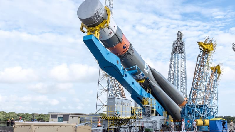 La fusée russe Soyouz, qui emporte deux nouveaux satellites Galileo, doit être tirée depuis Kourou, vendredi 27 mars.