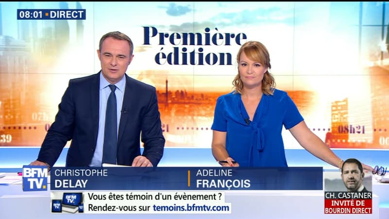 Christophe Delay et Adeline François présentent "Première Edition" chaque matin sur BFMTV