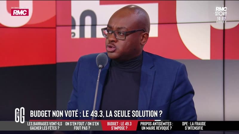 Le 49.3 pour le budget : "En tant que Français on doit avoir honte de cette classe politique", désespère Abel Boyi