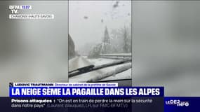 Neige en Savoie: "La plupart des routes secondaires sont fermées", déclare le directeur de cabinet de la préfète du département