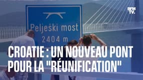 La Croatie inaugure un nouveau pont pour une "réunification" du pays