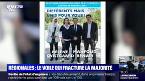 Départementales: la photo d'une candidate remplaçante portant un voile divise LaREM