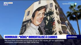 Cannes: une fresque en hommage à Jean-Paul Belmondo