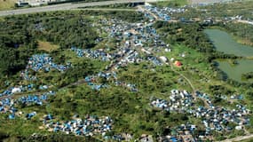 La "jungle" de Calais. 