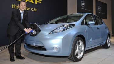 Nissan a décidé de se séparer de l'entreprise lui fournissant les batteries électriques de sa Leaf. (image d'illustration)