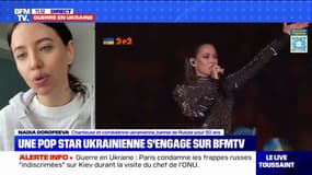 "Je crains que le monde s'habitue à la guerre en Ukraine": les mots de Nadia Dorofeeva, chanteuse et comédienne ukrainienne
