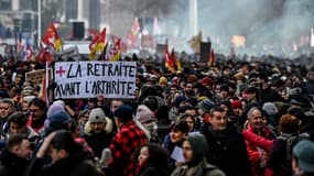 Des dizaines de milliers de personnes se sont réunies ce jeudi à Lyon pour manifester contre la réforme des retraites.