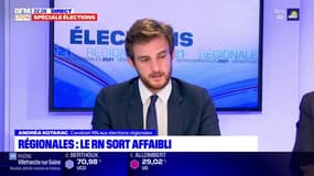 Régionales: Andréa Kotarac (RN) pense que cette élection ne représente pas les "rapports de forces véritables de la région" 