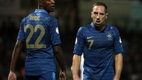 Eric Abidal et Franck Ribéry