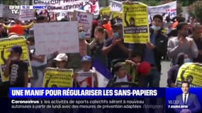 Manifestation pour les sans-papiers: pour Eric Coquerel (LFI), il faut "reconnaître l'apport de ceux qui travaillent pour ce pays"