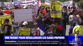 Manifestation pour les sans-papiers: pour Eric Coquerel (LFI), il faut "reconnaître l'apport de ceux qui travaillent pour ce pays"