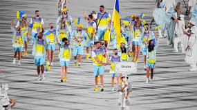 La délégation ukrainienne aux JO de Tokyo