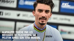 Cyclisme : Alaphilippe touché par les messages de félicitations du peloton après son titre de champion du monde