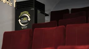 Purificateur d'air installé au théâtre de l'odyssée à Strasbourg, le 11 mai 2021