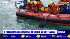 Manche: cinq personnes secourues au large de Gatteville