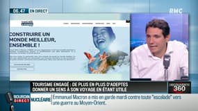 "On cherche à favoriser et accompagner l'engagement, via du volontariat encadré, via des voyages solidaires, mais surtout via le 'twaming', qui est cette idée de se rendre utile tout en voyageant"