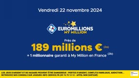 FDJ : 189 millions d'euros sont à gagner à l'EuroMillions aujourd'hui, tentez votre chance