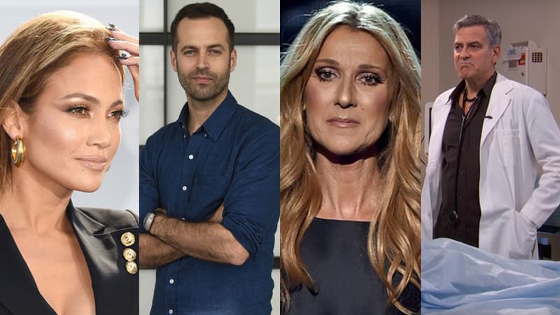 Jennifer Lopez, Benjamin Millepied, Céline Dion et George Clooney dans l'actualité people cette semaine