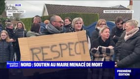 Un village du Nord se rassemble pour soutenir leur maire menacé de mort 