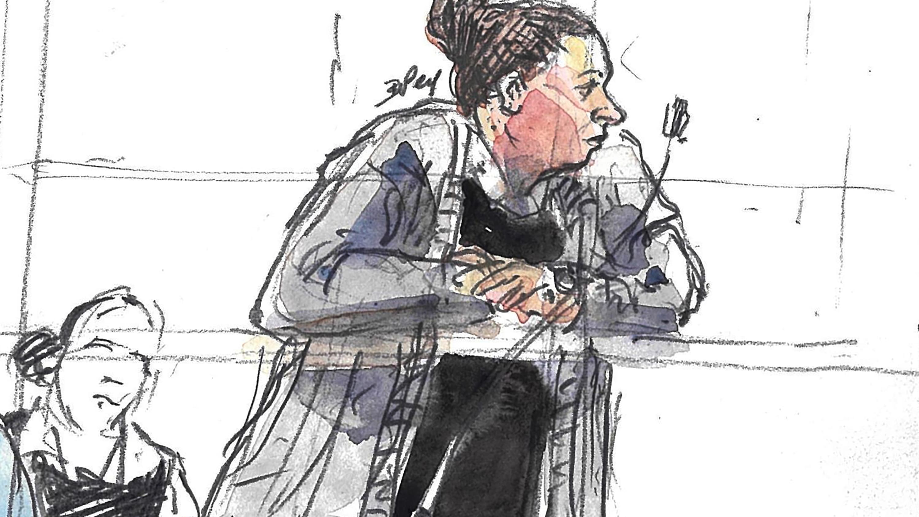 Inès Madani, lors d'un précédent procès pour association de malfaiteurs terroriste, en avril 2019 à Paris.