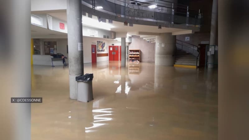 Inondations: le collège Juliette Adam de Gif-sur-Yvette fermé jusqu'aux vacances de la Toussaint