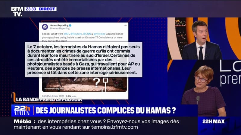 LA BANDE PREND LE POUVOIR - Des journalistes complices du Hamas?