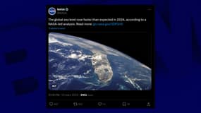 La NASA alerte ce jeudi 13 mars sur la hausse du niveau de la mer en 2024.